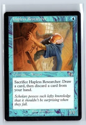 HAPLESS RESEARCHER - Judgment – MTG Magic the Gathering Card - Common - Image 1 of 4