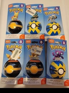 Pokemon Mega Construx Series 8 COMPLETE SET OF 6 Sandshrew Aron & More - Picture 1 of 1