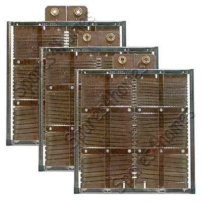 Older Style Toaster Heating Elements for DUALIT Set Of 3 For 2 Slice Two Slot  - Image 1 of 4