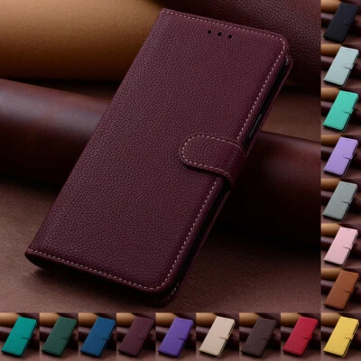 For OnePlus Nord 2T N200 CE 2 5G 10 Pro Case Leather Magnetic Flip Wallet Cover - Image 1 of 4