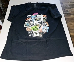 NEW IN PACKAGE The Beatles Album Cover Pile Tee Black Unisex Size 2X Modern  - Picture 1 of 8