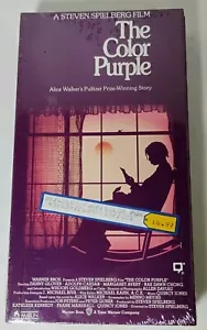 The Color Purple (VHS 1987) Alice Walker Steven Speilberg Amblin New Sealed VTG - Picture 1 of 6