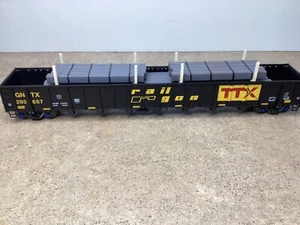Gondola steel box beam load HO load only BNSF UP NS CSX CP CN KCS - Picture 1 of 8