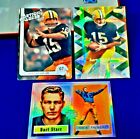 1998 Edge Master Atomic/Archives  Refractor Bart Starr +1992 Action Whizzar Prom