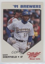 1991 Milwaukee Brewers Miller High Life Team Set Gary Sheffield