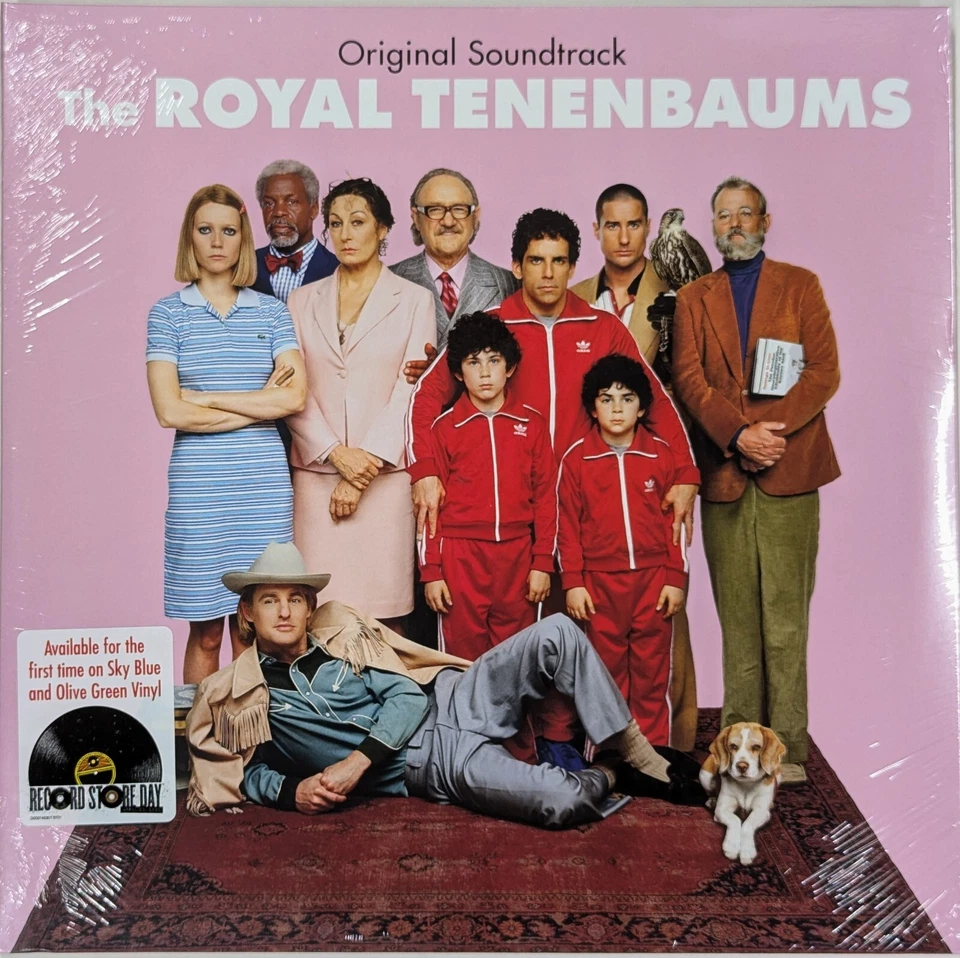 The Royal Tenenbaums (Original Soundtrack) SEALED 2LP Sky Blue & Olive Green RSD - Image 1 of 1