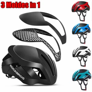 ROCKBROS Bike Cycling Helmet EPS Reflective MTB Road Bicycle Helmet Fit 57-62mm - Picture 1 of 12