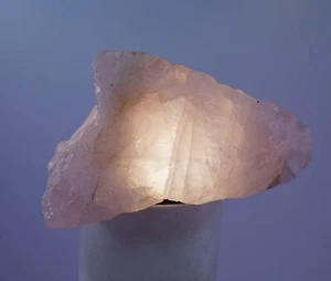 Natural Certified 721.50 Ct Pink Morganite Madagascar Earth Rough Loose Gemstone - Picture 1 of 5