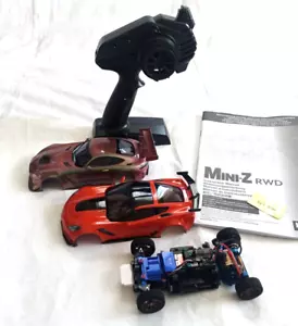 Kyosho Mini-Z MR-03 Many Option Chassis & 2 BODY & Propo Set FHSS Base MINT a - Picture 1 of 24