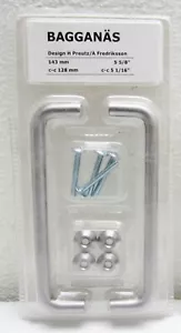 2 CONFEZIONI IKEA BAGGANAS Maniglie Tiranti, Acciaio Inox, 5-5/8", NUOVE, SPEDIZIONE GRATUITA! - Foto 1 di 2
