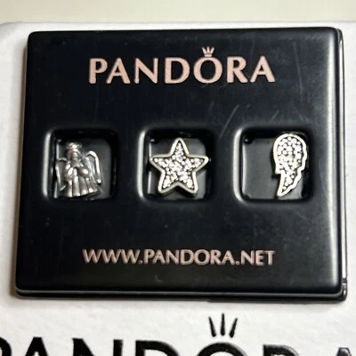 Authentic Pandora 🌟 Mini petite floating charms 🌟Christmas Trio - Image 1 of 3