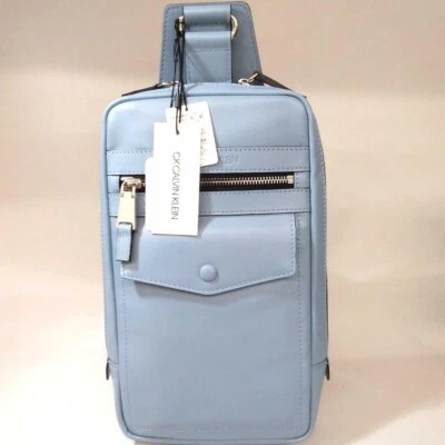 Bolso Bandolera CK CALVIN KLEIN Cuero Verde Azulado Un Hombro Azul Para Hombres Sin Usar Foto 1 de 4
