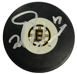 Milan Lucic Autographed Boston Bruins Hockey Puck NHL - Picture 1 of 3