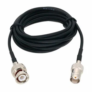 BNC to BNC M/F Extension RG174 Cable 1~10M for TOFD NDT GE Accelerometer - Picture 1 of 3