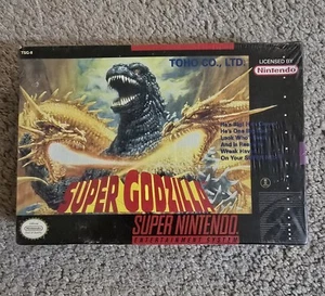 Super Godzilla (1994 Super Nintendo) SNES Brand New Sealed - Rare - Picture 1 of 5