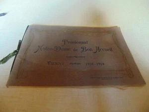 brochure publicitaire VIENNE - Pensionnat Notre dame de Bon Accueil 1913 1914 - Foto 1 di 6