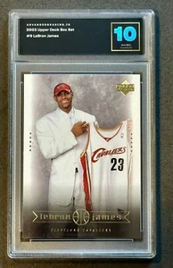 Juego de caja de cubierta superior Lebron James Rookie 2003-04 #9 (RC) GEMA COMO NUEVO 10 - Imagen 1 de 2