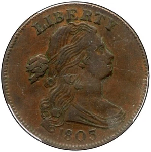 1803 S-251 R-2 PCGS XF 45 Sm Date, Sm Frac Draped Bust Large Cent Coin 1c - Picture 1 of 2