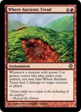 Where Ancients Tread - Foil ~ Lightly Played Shards of Alara MTG Magic UltimateM