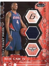 2007-08 Stadium Club Full Court Press Relics #AL Acie Law Jersey /499 - NM-MT