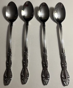4 Oxford Hall Tally Ho Edelstahl Eisteelöffel ~ Besteck, Silberbesteck b - Bild 1 von 8