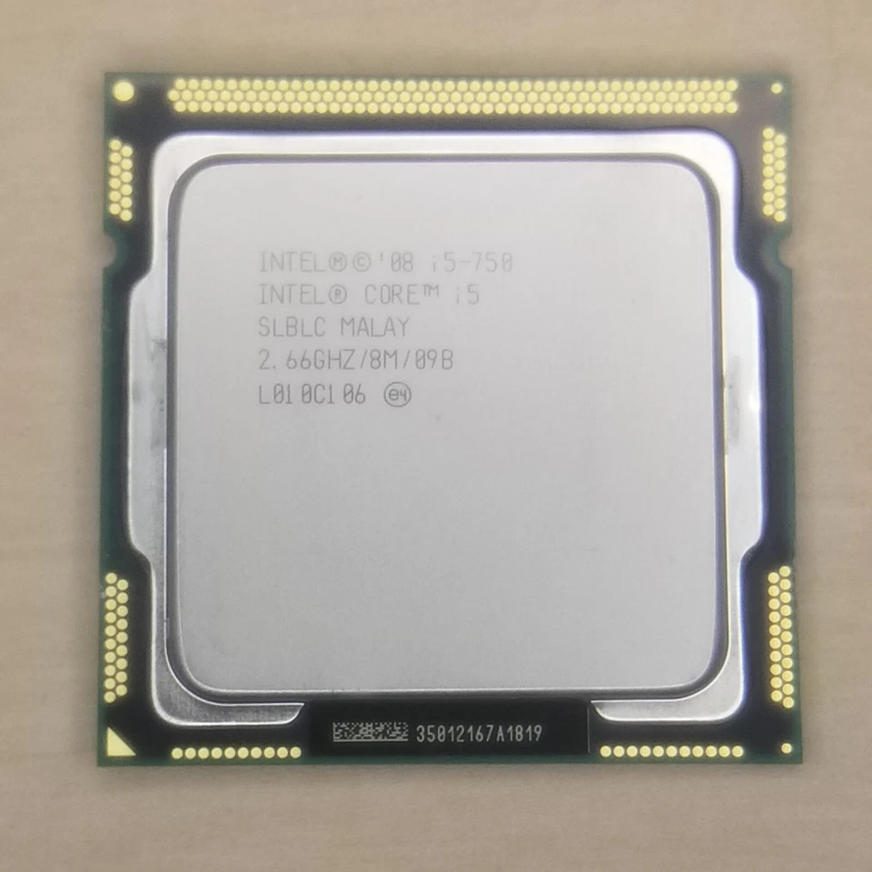 Intel Core i5-750 Processor 8M Cache, 2.66 GHz SLBLC - Image 1 of 2