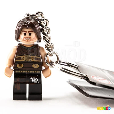 LEGO Prince of Persia Dastan Minifigure Ring Keychain Minifig Key Chain - NEW - Image 1 of 3