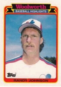 1989 Topps Woolworth Baseball Highlights Baseball #13 Randy Johnson Expos