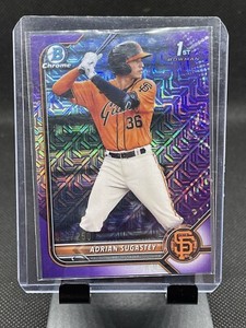 2022 Adrian Sugastey Bowman Chrome 1st Purple Refractor /250 BCP-19