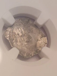 Germany Strassburg 1250-1300 Silver Pfennig Angel & Bishop NGC MS61 - Picture 1 of 4