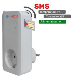 Prise Simpal-T4 pilotable par SMS avec fonction - X000H3G1I3- GSM Power socket