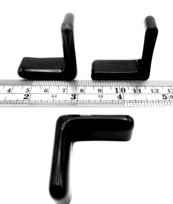 FASTENER DEPOT Angle End Cap Cover Push-On Fits 1.25" x 1.25" Legs 1/8" Thick Metal, 1/2" Cover