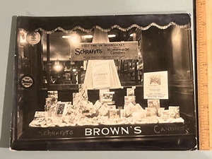 1930 Woonsocket RI Brown’s Candy Store Schrafft’s chocolates photograph - Picture 1 of 3