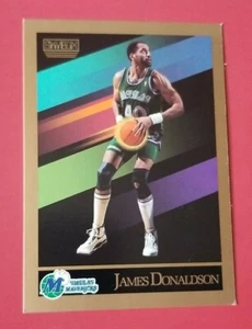1990-91 SkyBox Dallas Mavericks Basketball Card #63 James Donaldson - Picture 1 of 2