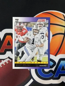 ZACH WILSON 2021 Panini Score '91 Throwback Rookies RC #TB8 New York Jets - Picture 1 of 2