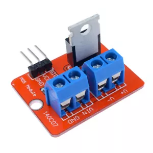 2 PIEZAS Módulo Controlador MOSFET IRF520 MOSFET con Botón MOSFET para Arduino ARM Raspberry pi - Imagen 1 de 9