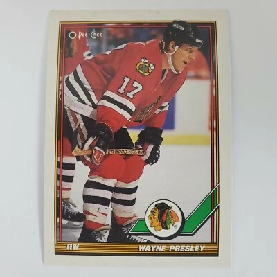 1991-92 Topps Hockey #385 Wayne Presley - Image 1 of 3