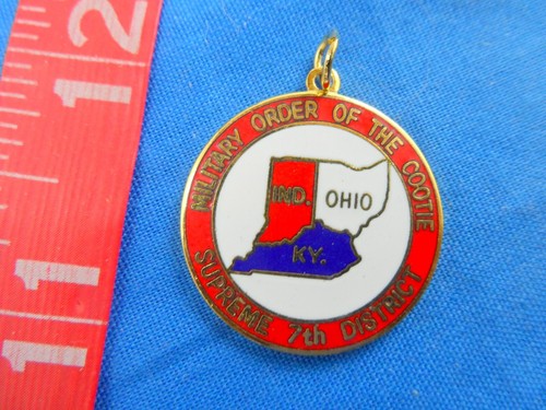 Ciondolo Medaglia Ordine Militare delle Cootie Supreme 7° Distretto IN OH KY VFW MOC