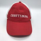 Casquette à bille camionneur rouge et blanc maille dos snapback OSFM chapeau de papa