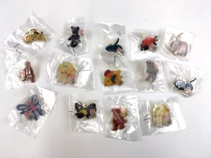 McDonald's Ty Teenie Beanie Babies Crew Lapel Pins Lot of 14 New Sealed Group II - Picture 1 of 6