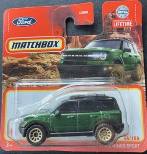 2022 Matchbox 2022 Ford Bronco Sport Eruption Green Short Card 2023 Mattel - Picture 1 of 2