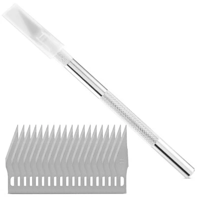 Bastel Skalpell Set inkl. 20 Klingen | Skalpellmesser Bastelmesser Ersatzklingen - Bild 1 von 4