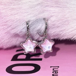 Gothic Cute Dream Fairy Moonlight Stone Star Pendant Earrin`qi - Picture 1 of 5