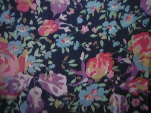 Vintage. Lovely Liberty of london Silk 12.5 x 13.5 inches free postage - Picture 1 of 2