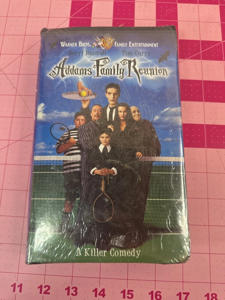 Addams Family Reunion VHS 1998 NEW SEALED WATERMARK Clamshell - Image 1 of 2