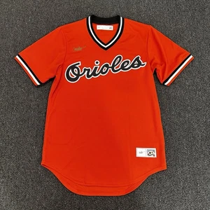 Nike Baltimore Orioles Cooperstown Collection Orange Jersey Blank Mens S - Picture 1 of 9