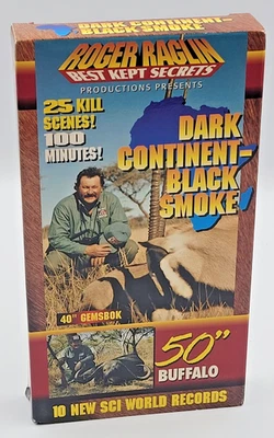 Dark Continent Black Smoke VHS Roger Raglin Safari Hunting Africa - Image 1 of 4