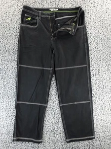 Empyre Baggy Skate Black Mens Jeans Size 33 (Measures 33x29) Streetwear Pockets - Picture 1 of 14