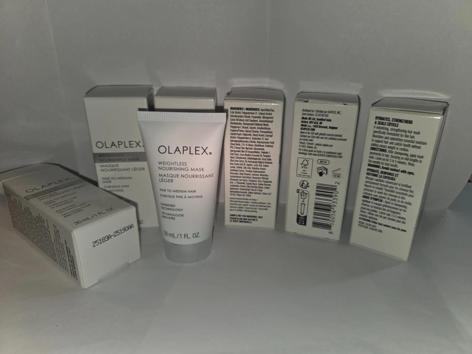 Lote de 6 mascarillas nutritivas para el cabello Olaplex 1 oz tamaño de viaje ea Foto 1 de 1