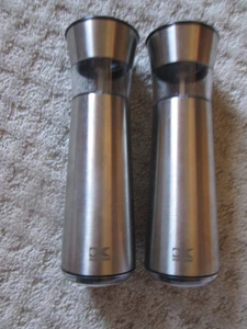 SCHÖNE Kalorik Elektrische Salz-/Pfeffermühlen Edelstahl Automatisches Mahlen 2-teiliges Set - Bild 1 von 4